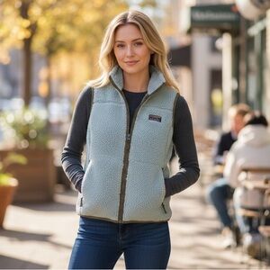 L.L. Bean Women’s fleece vest.